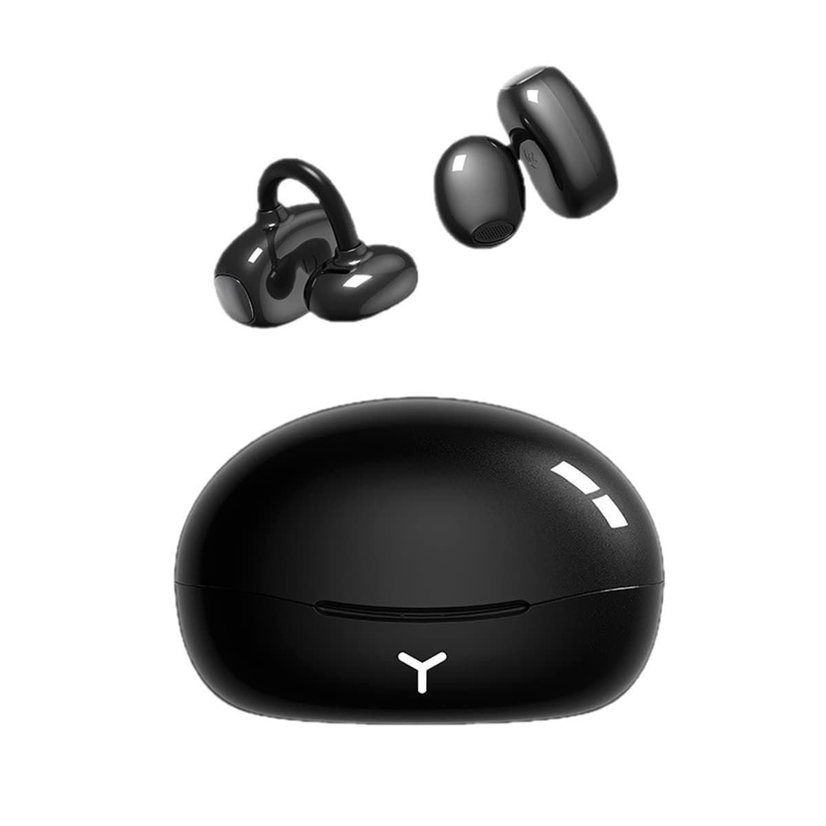 HM22 Bluetooth-гарнитура с зажимом для ушей, двойное сенсорное управление, портативная работа, AI-перевод, интеллектуальное...