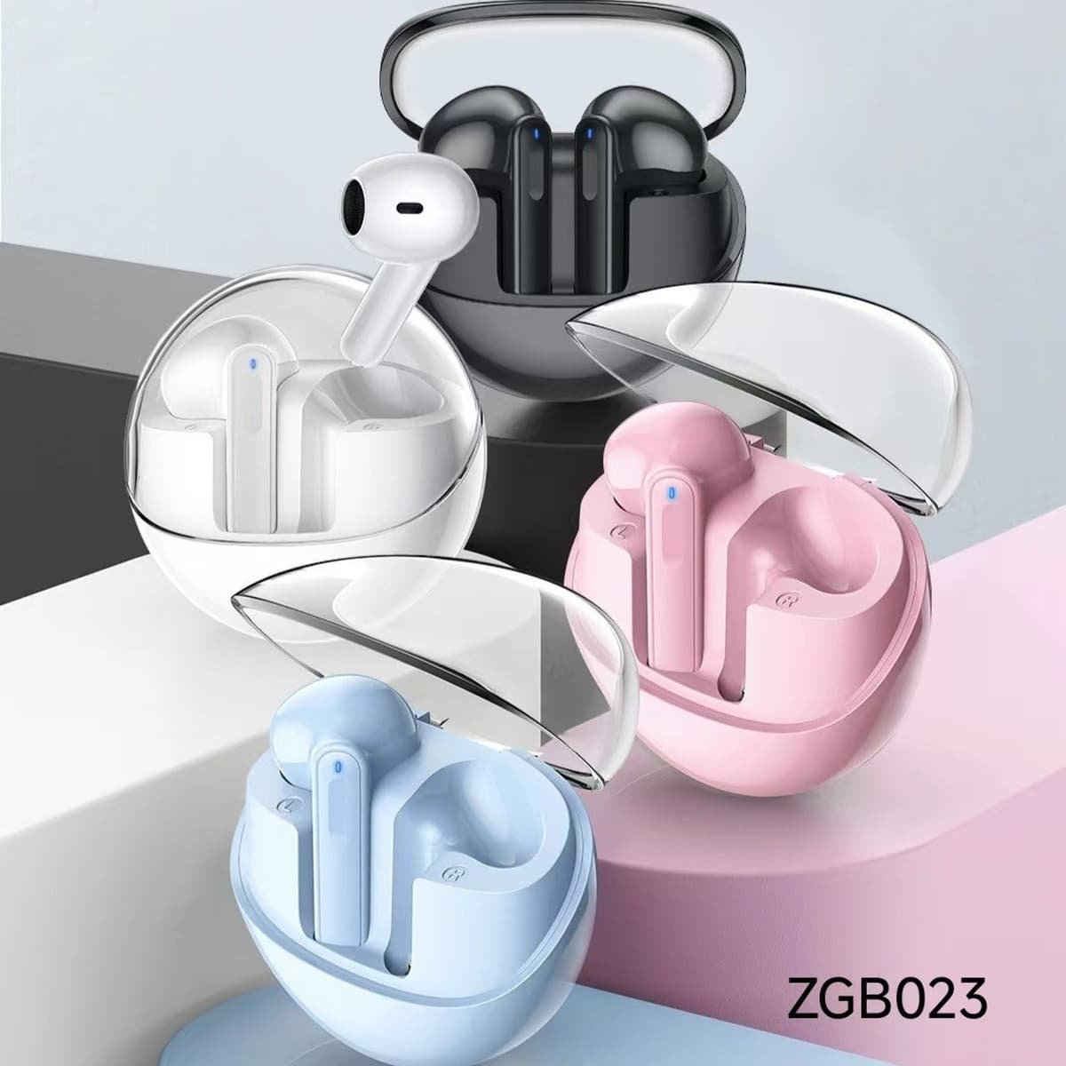 2024 новые частные модели TWS True Wireless Bluetooth-наушники 5.3 Прозрачные интеллектуальные сенсорные наушники ENC...