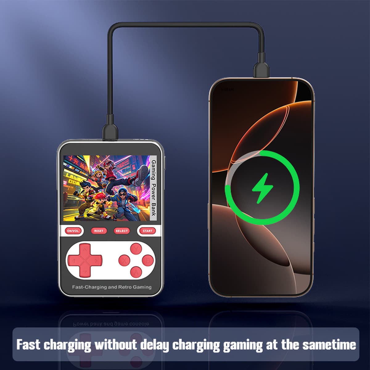 Трансграничная мини-портативная игровая зарядка «два в одном», беспроводной магнитный блок питания, портативная...