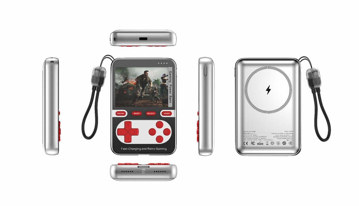 Трансграничная мини-портативная игровая зарядка «два в одном», беспроводной магнитный блок питания, портативная...