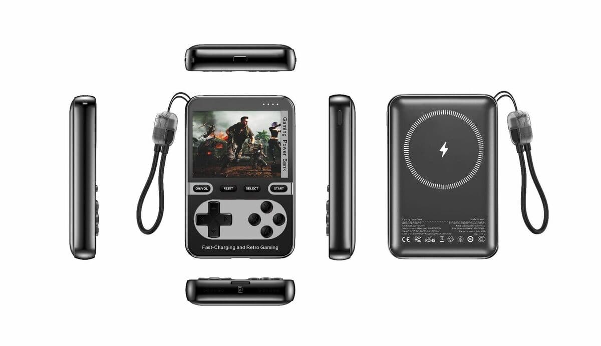 Трансграничная мини-портативная игровая зарядка «два в одном», беспроводной магнитный блок питания, портативная...