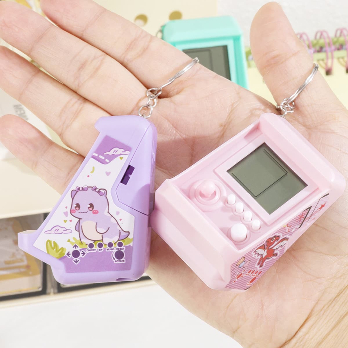 Портативная игровая консоль Tetris, цифровая игрушка 8090, классическая ретро-аркада, детский развивающий подарок для...