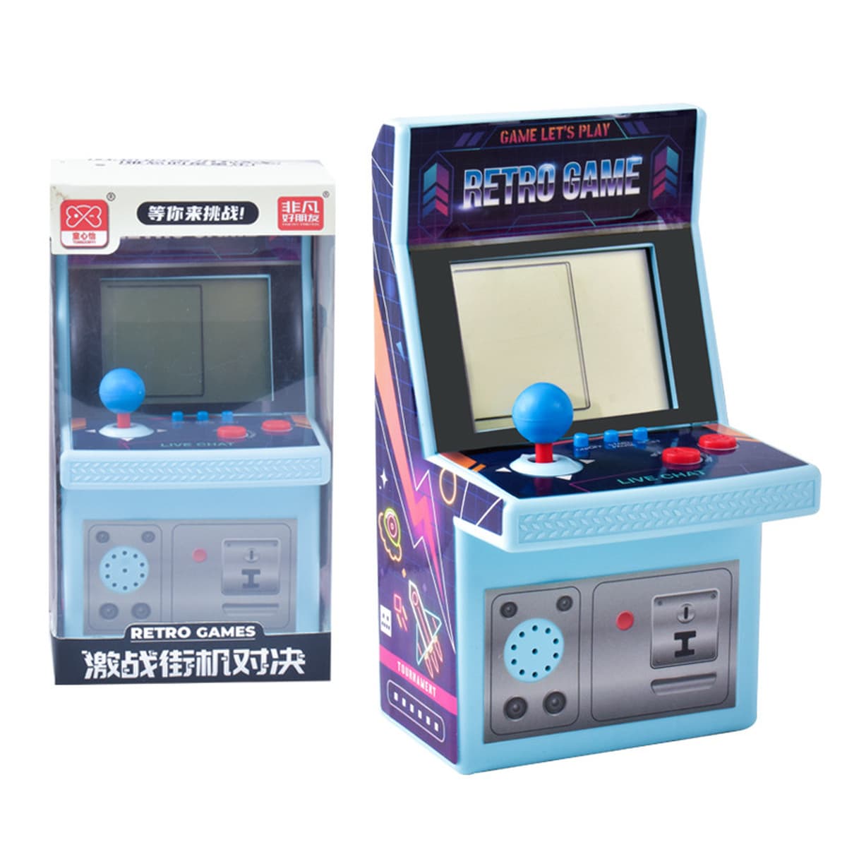 Портативная игровая консоль Tetris, цифровая игрушка 8090, классическая ретро-аркада, детский развивающий подарок для...