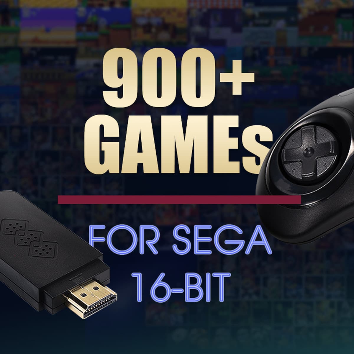 16 бит классический ретро MD Sega игровой автомат домашний HDMI HD TV игровой автомат беспроводной двойной игровой автомат