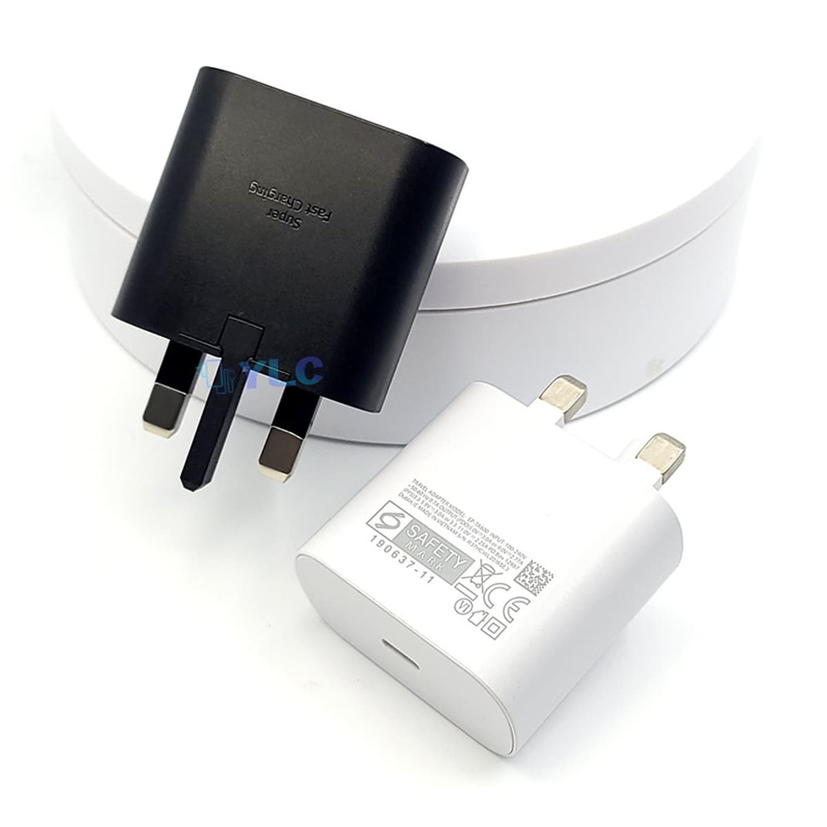 Кабель для зарядки 25W UK, быстрая зарядка 25W USB PD с кабелем для передачи данных, подходит для Samsung