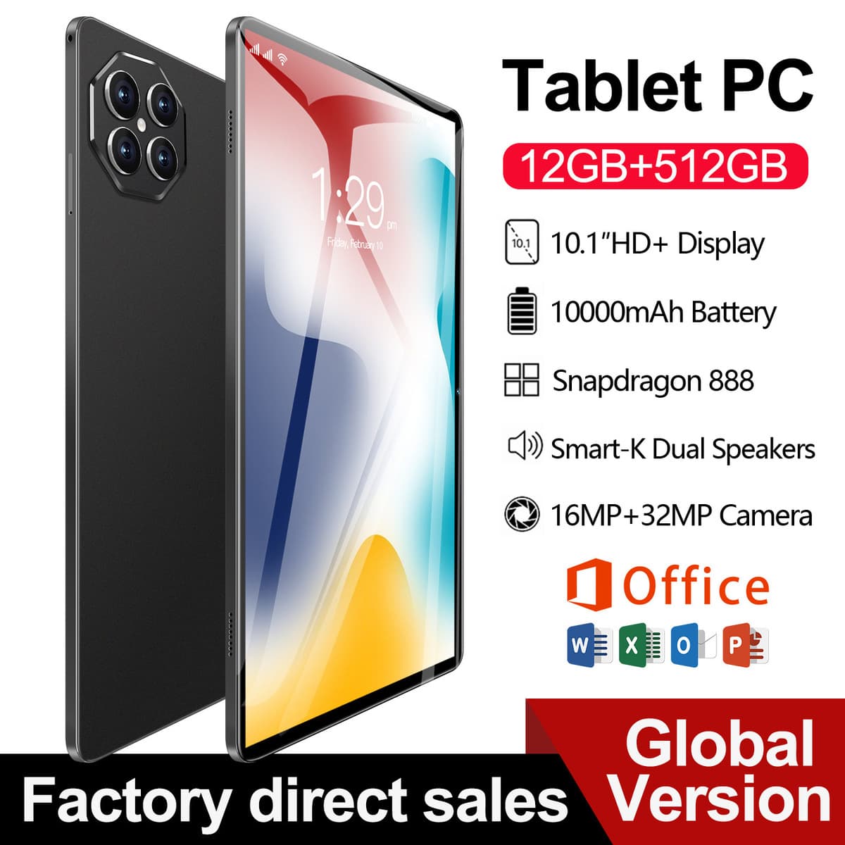 Трансграничный Amazon AliExpress перепродана X99 Smart 10,1-дюймовый планшет 4G вызов Bluetooth WiFi