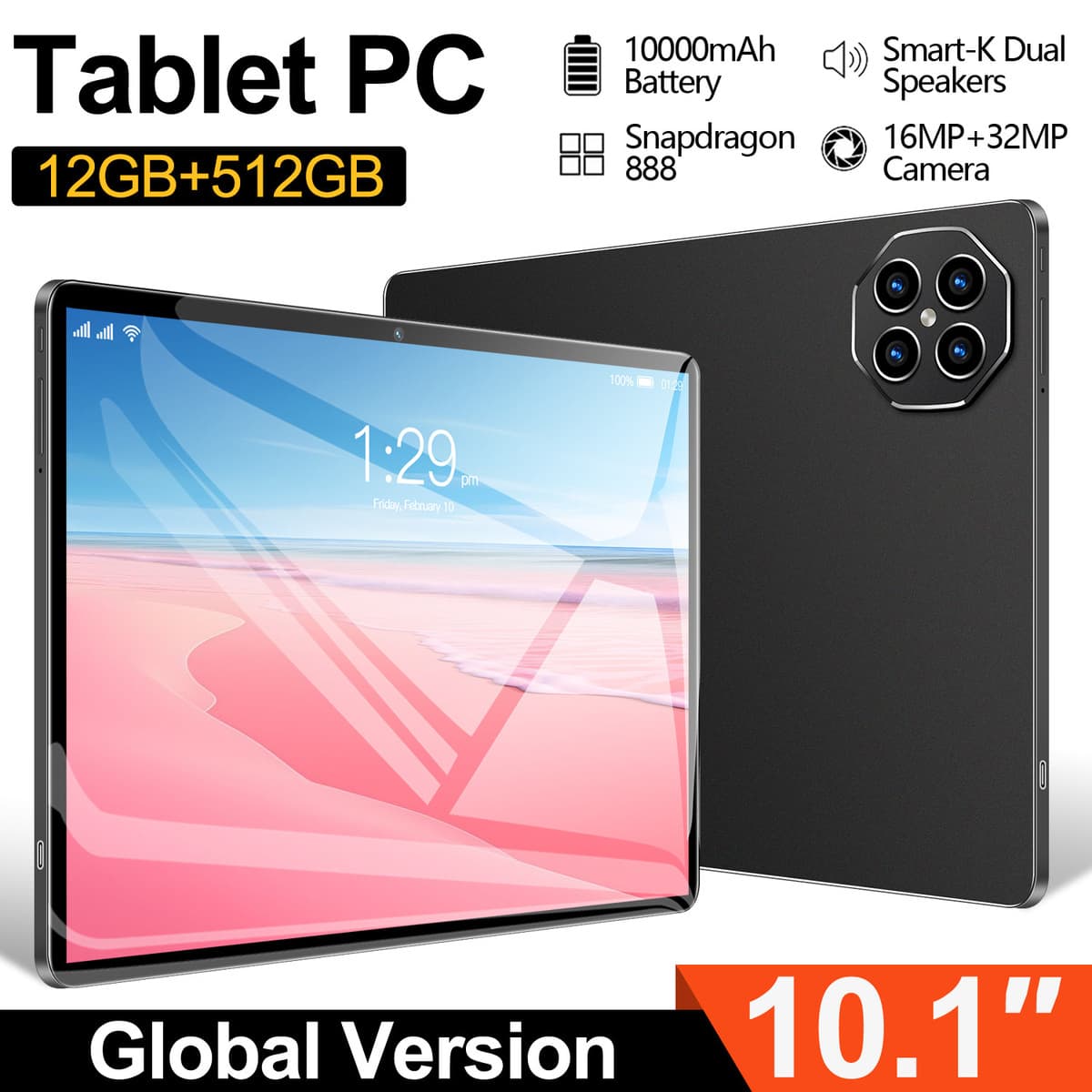 Трансграничный Amazon AliExpress перепродана X99 Smart 10,1-дюймовый планшет 4G вызов Bluetooth WiFi