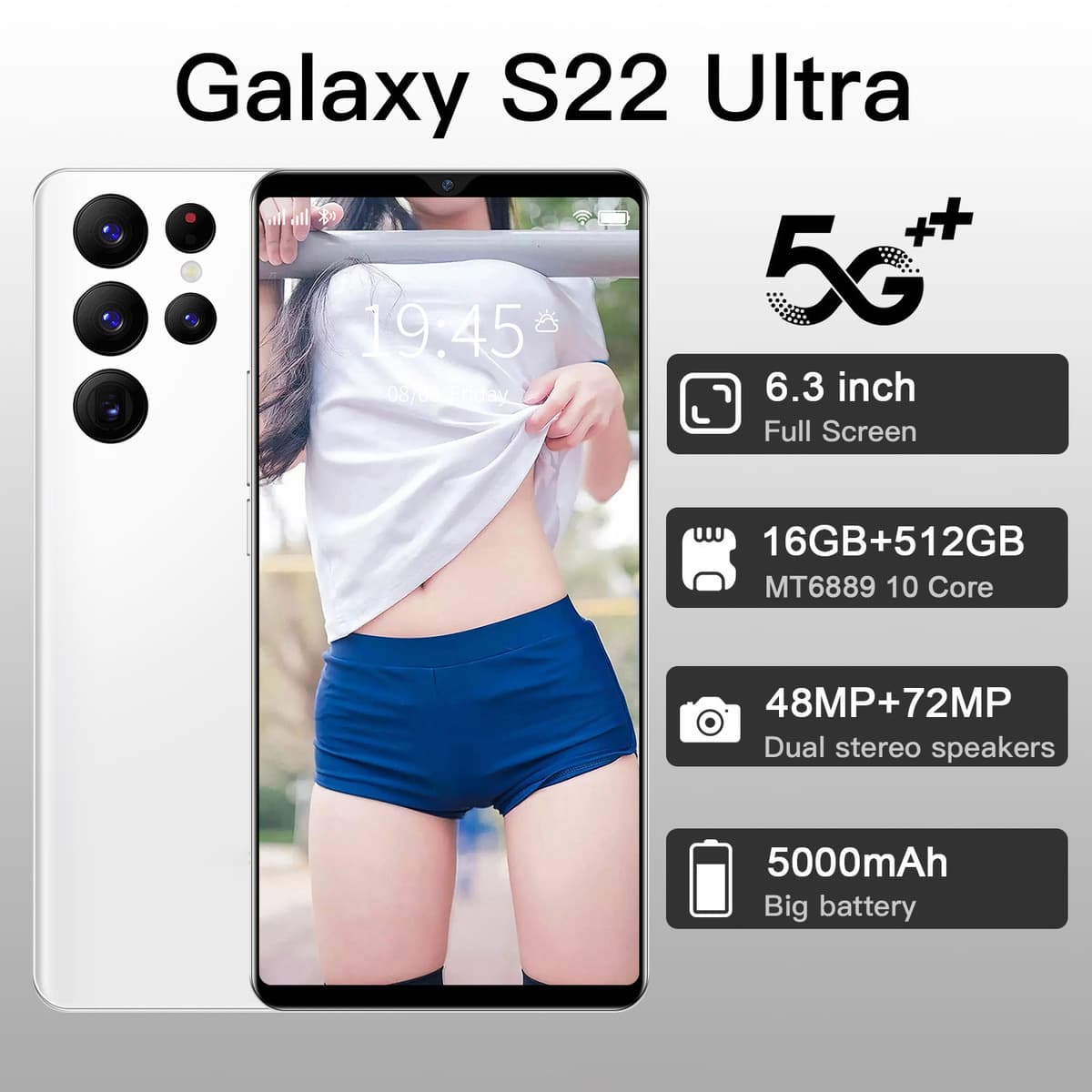 S22 Ultra мобильный телефон трансграничный исключительно для смартфонов внешней торговли оптом wish креветки кожи lazada...