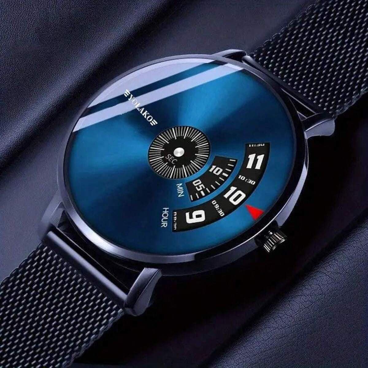 Один из поколения в поколение автоматических часов мужской сетчатый ремень подлинная новая концепция ультратонкие креативные...