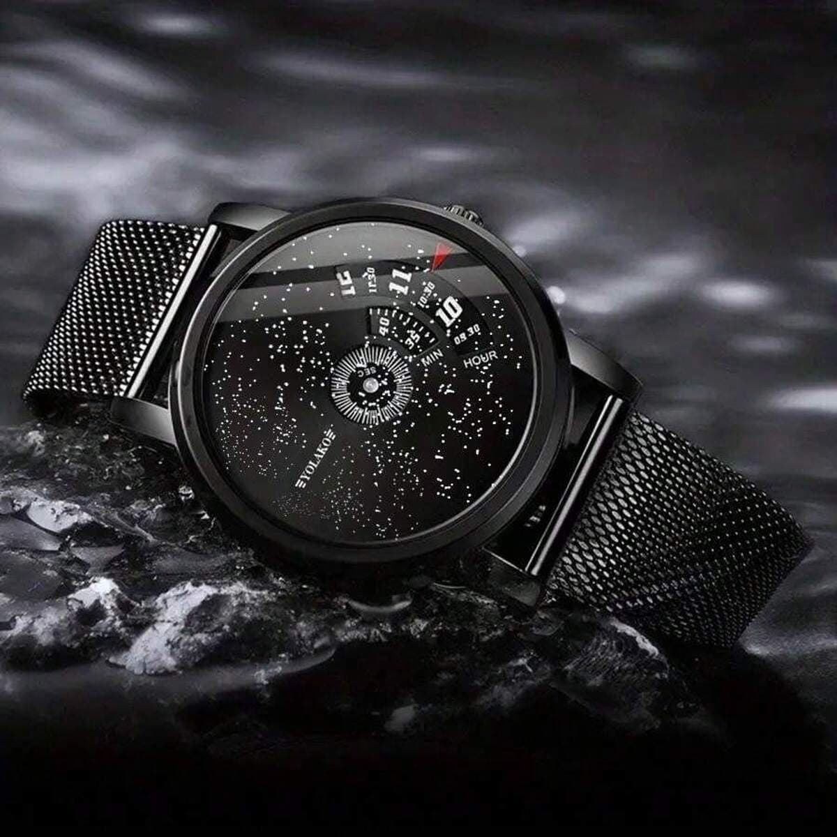 Один из поколения в поколение автоматических часов мужской сетчатый ремень подлинная новая концепция ультратонкие креативные...