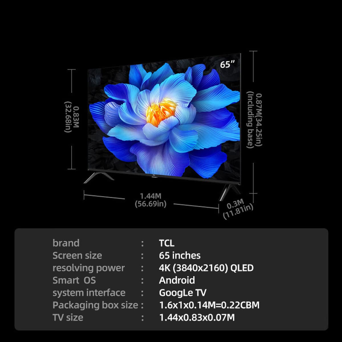 TCL 55 дюймов Smart TV 4K UHD HDR LED Android — глобальная версия телевизора