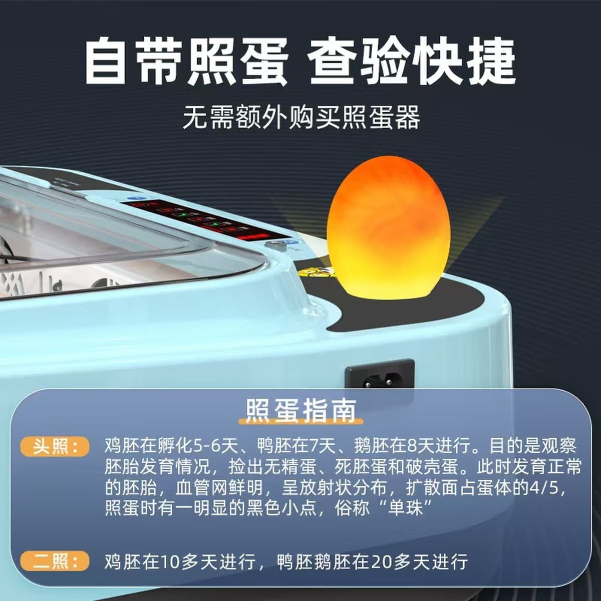 Инкубатор для внешней торговли от производителя, умный инкубатор, компактный бытовой инкубатор для цыплят, уток, гусей и...