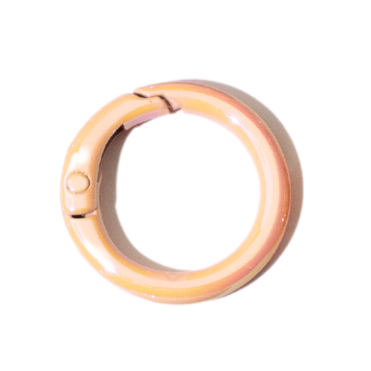 Цветная пружинная Пряжка УФ-покрытие кольцо Открытое кольцо пружинное кольцо брелок DIY аксессуары сплав соединительное...