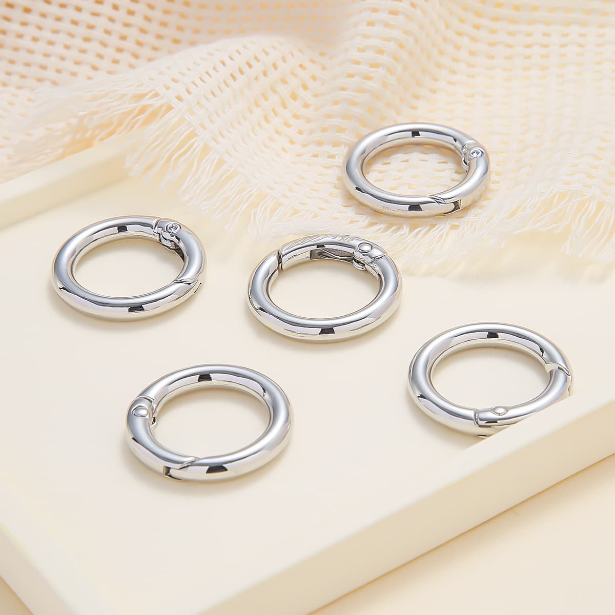 Кружинная пряжка из оцинкованного сплава пружинная пряжка открытая кольцевая брелок diy сумка брелок