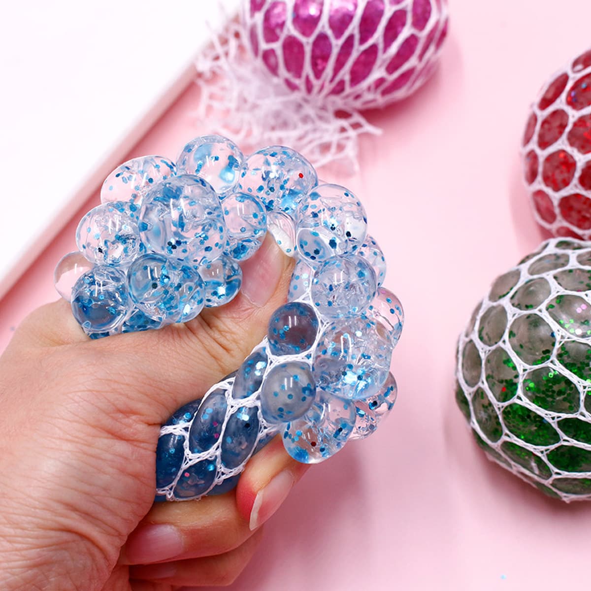 Трансграничный вентиляционное отверстие Виноградный шар Мяч для декомпрессии под давлением Детские интернет-знаменитости...