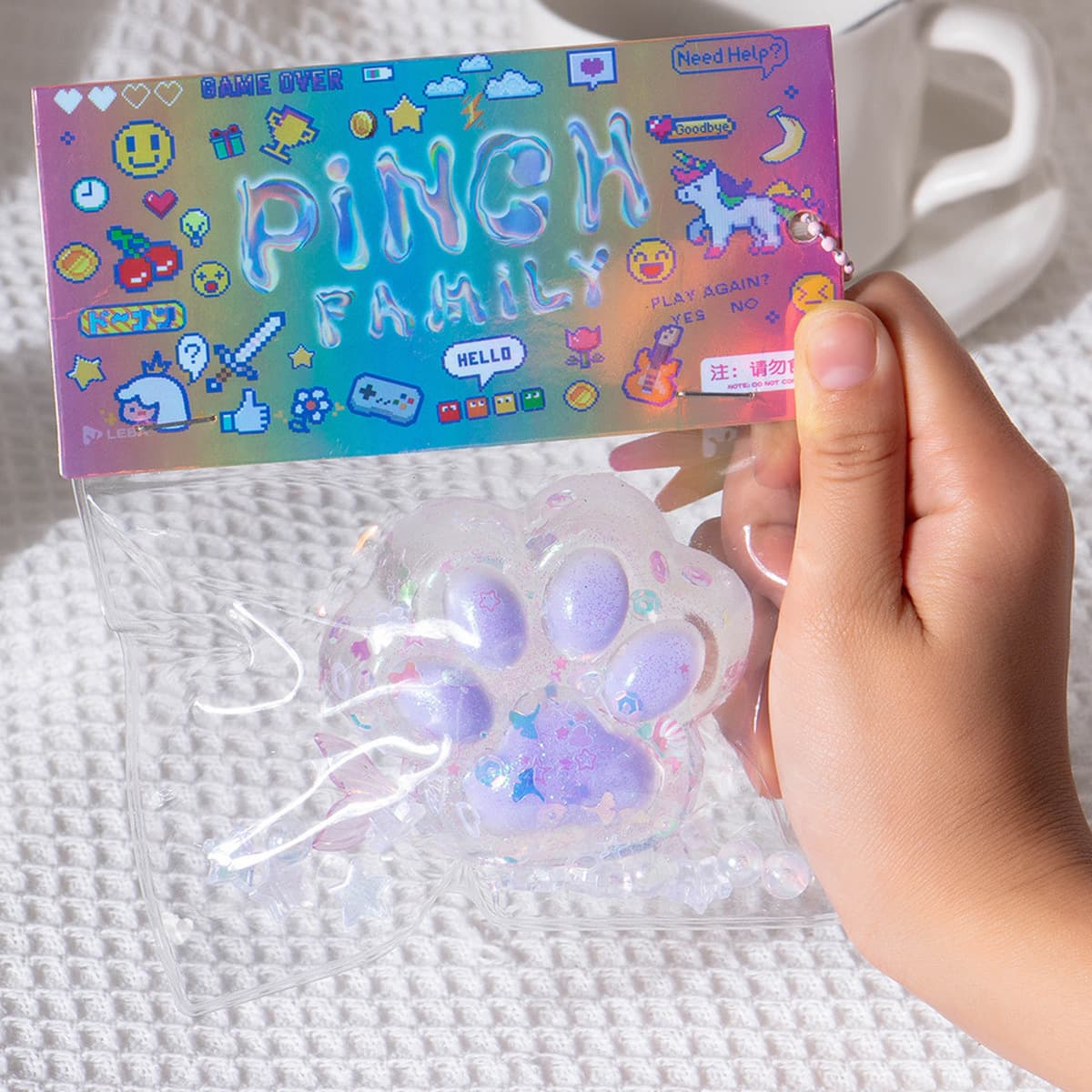 Популярная высоко выглядящая музыка с кошачьими когтями Douyin и грязь, чтобы декомпрессировать высококачественные игрушки...