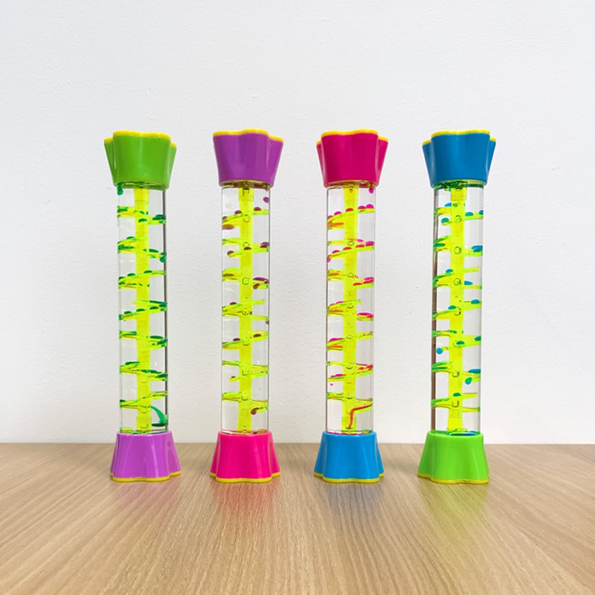 Креативные красочные длинные колонны, спиральные масляные капли, декомпрессия, скучные настольные ремесленные украшения,...