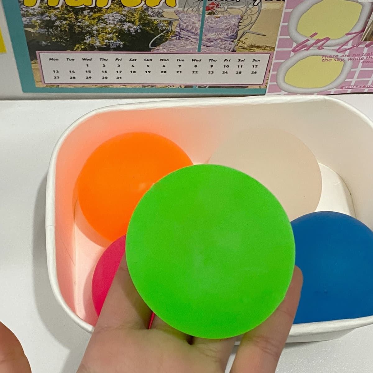 Мальтозная щепотка музыкальная игрушка для декомпрессии медленный отскок декомпрессионный вентиляционный мяч большой блесток...