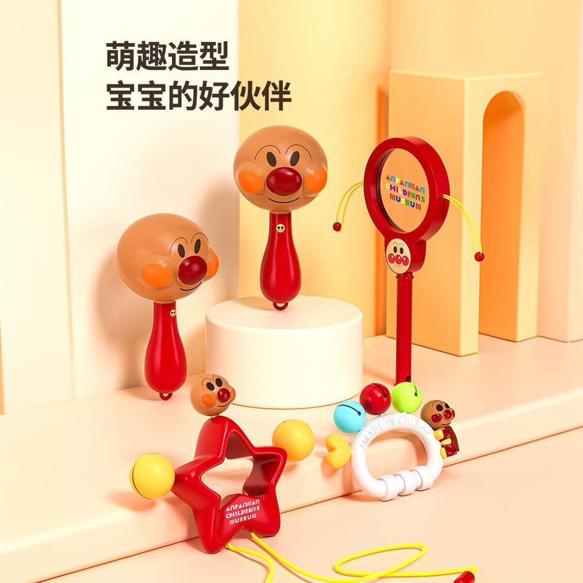 Трансграничный Супермен Песочный молоток Детские ручные погремушки 0 от 1 года до 3 месяцев 6 детских игрушек