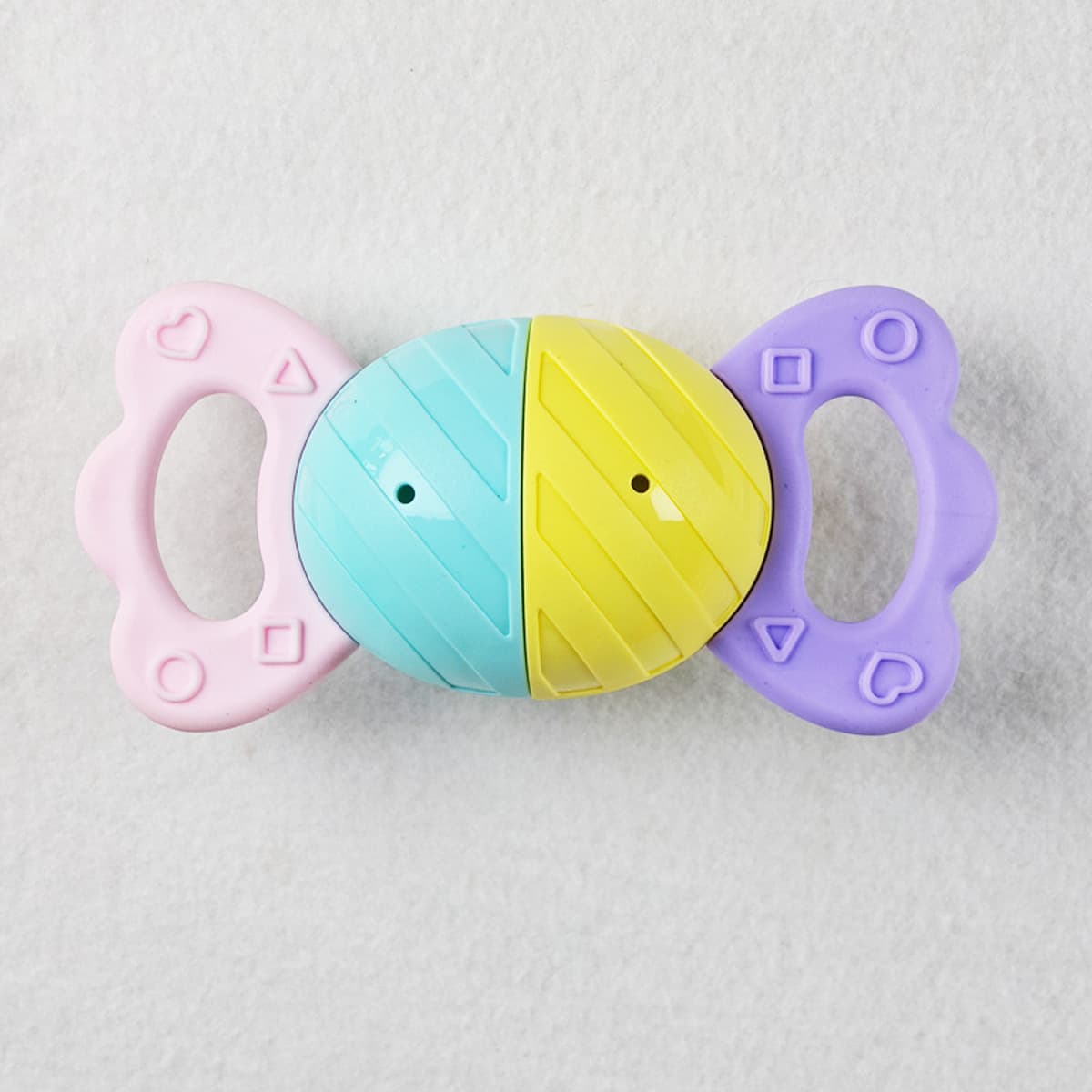 Новая игрушка-погремушка для новорожденных, мягкий резиновый мячик для прорезывания зубов, тренировки захвата, подвеска для...
