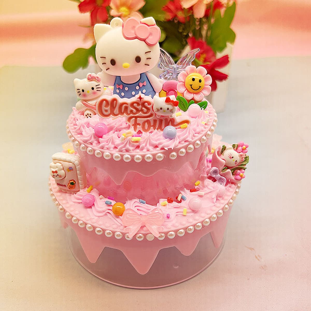 Детский diy крем-клей торт коробка для хранения креативные настольные украшения для детей родитель-ребенок ручной работы...