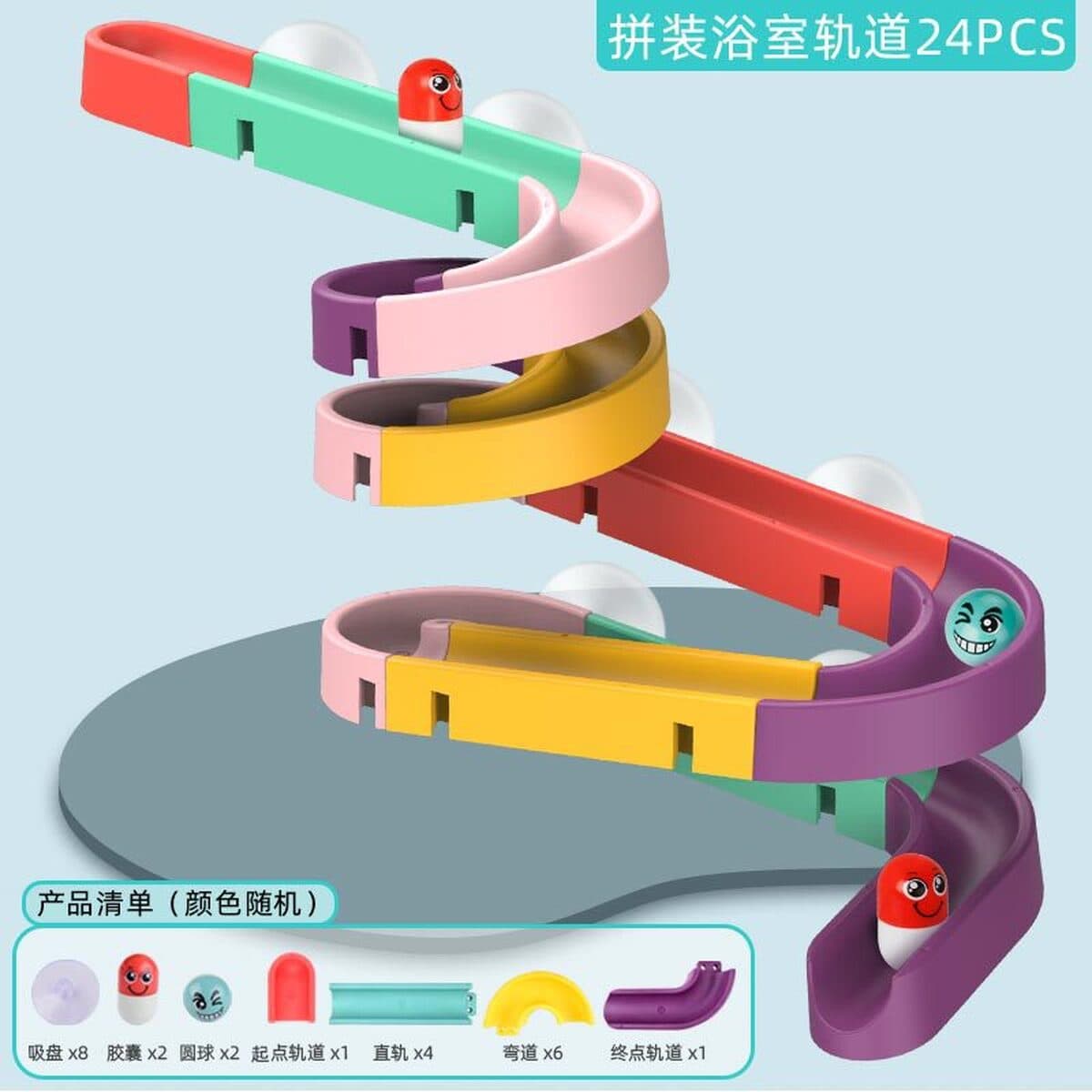 Детские развивающие водные игрушки для купания, набор для самостоятельной сборки, игрушки для ванной, игрушки для купания...