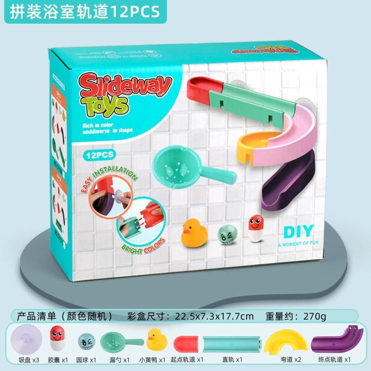 Детские развивающие водные игрушки для купания, набор для самостоятельной сборки, игрушки для ванной, игрушки для купания...