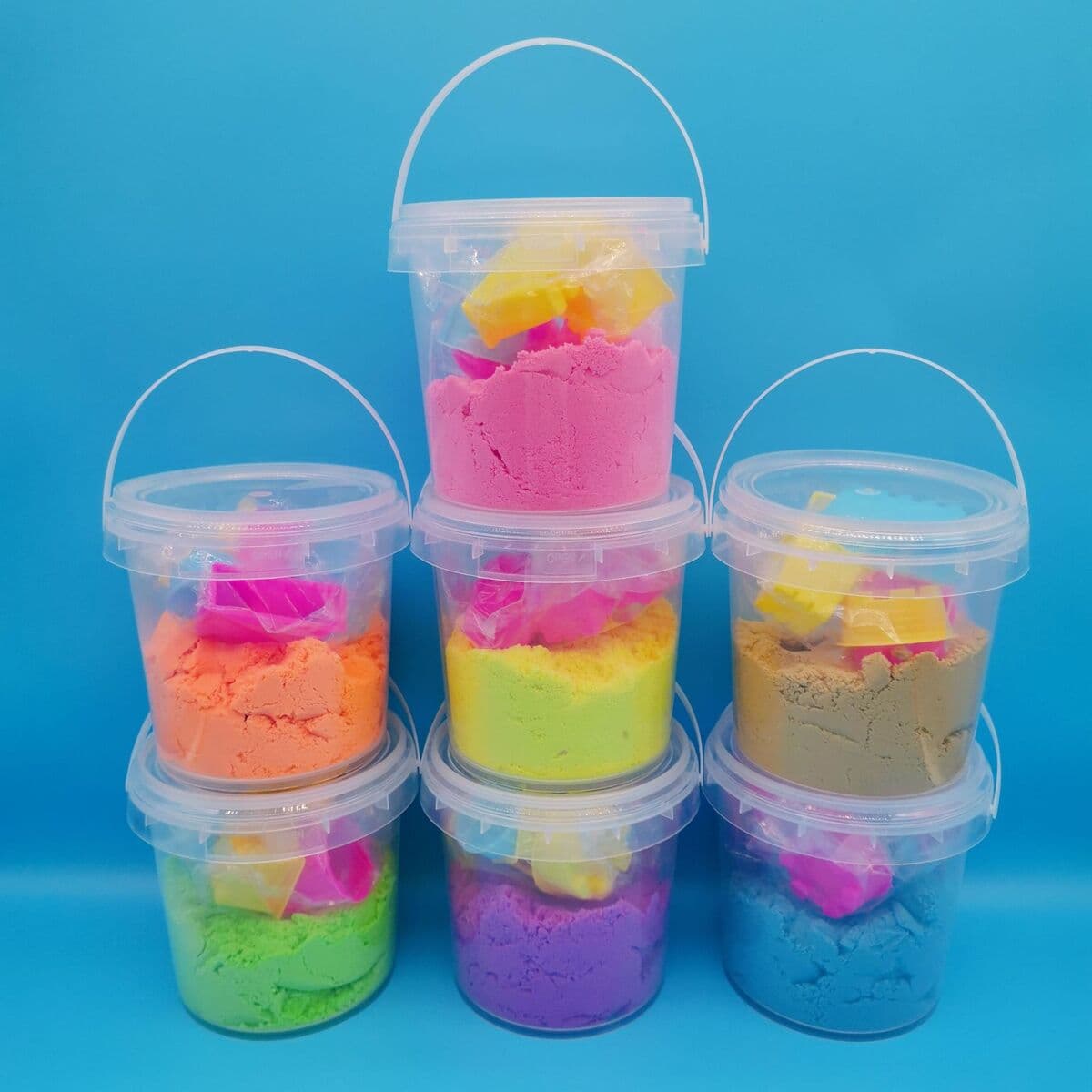 Завод прямой 500 г бочкообразные Детские космические игрушки песок сила цветной песок Марс волшебный динамический песок оптом