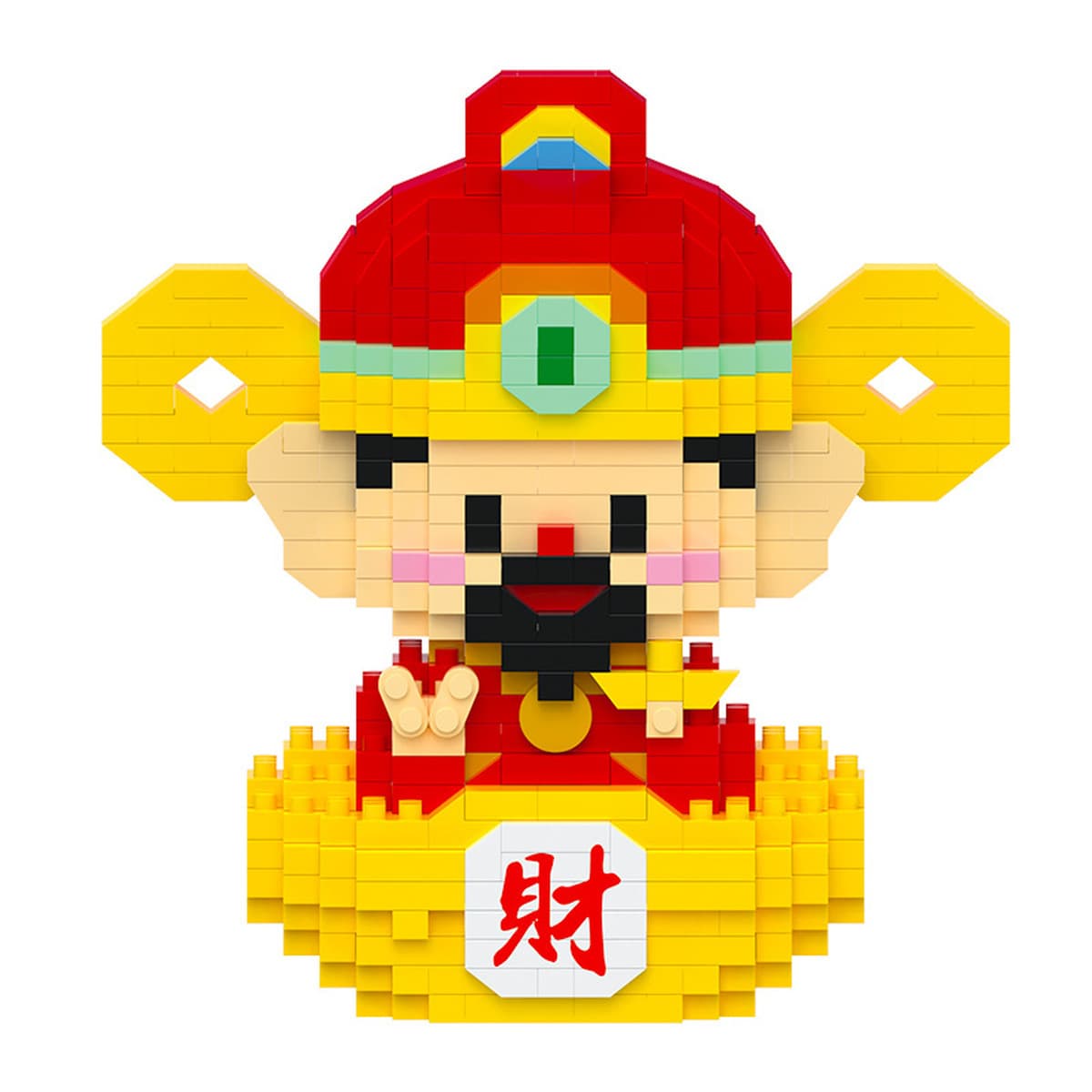 Совместим с Lego Little Fairy Мультфильм Бог Богатства