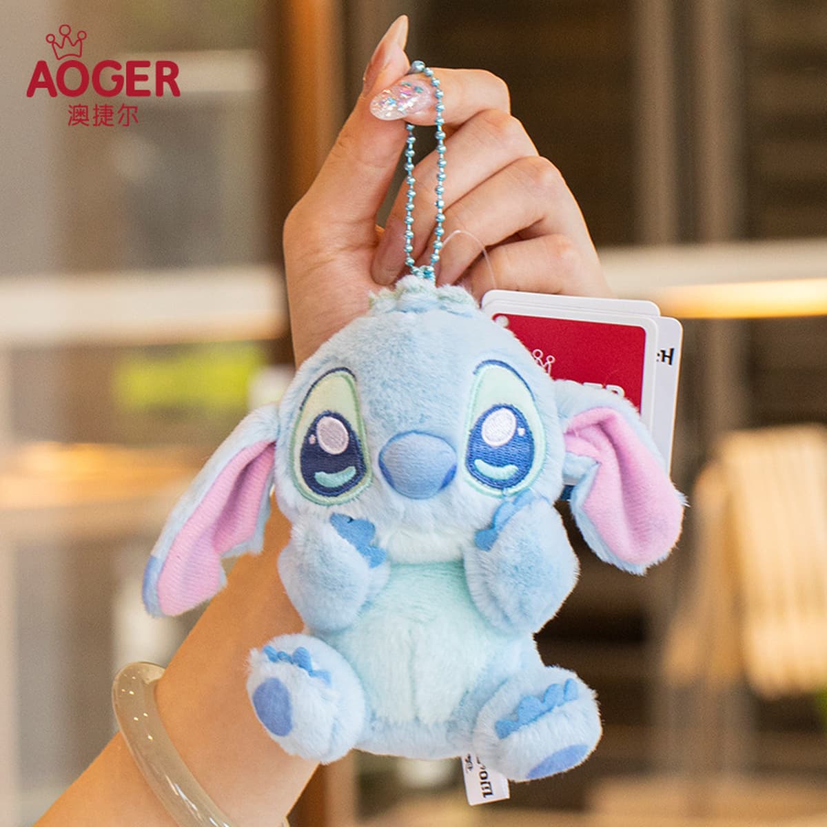 Аутентичный мягкий кулон Disney Stitch Lilo and Stitch Angel Series, брелок для куклы с героями мультфильмов