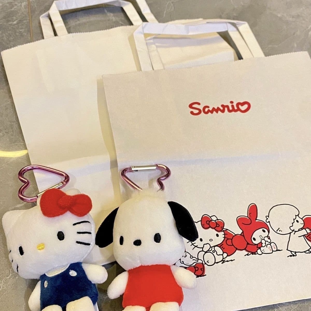 Любовь hellokitty кукла брелок подвеска подарочная сумка плюшевая милая кукла подвеска милая