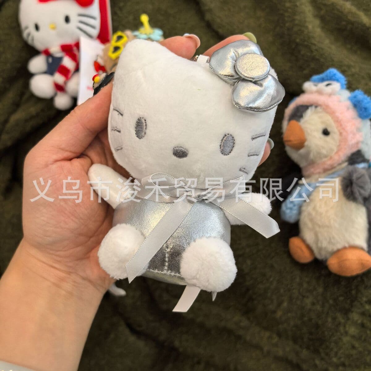 Любовь hellokitty кукла брелок подвеска подарочная сумка плюшевая милая кукла подвеска милая