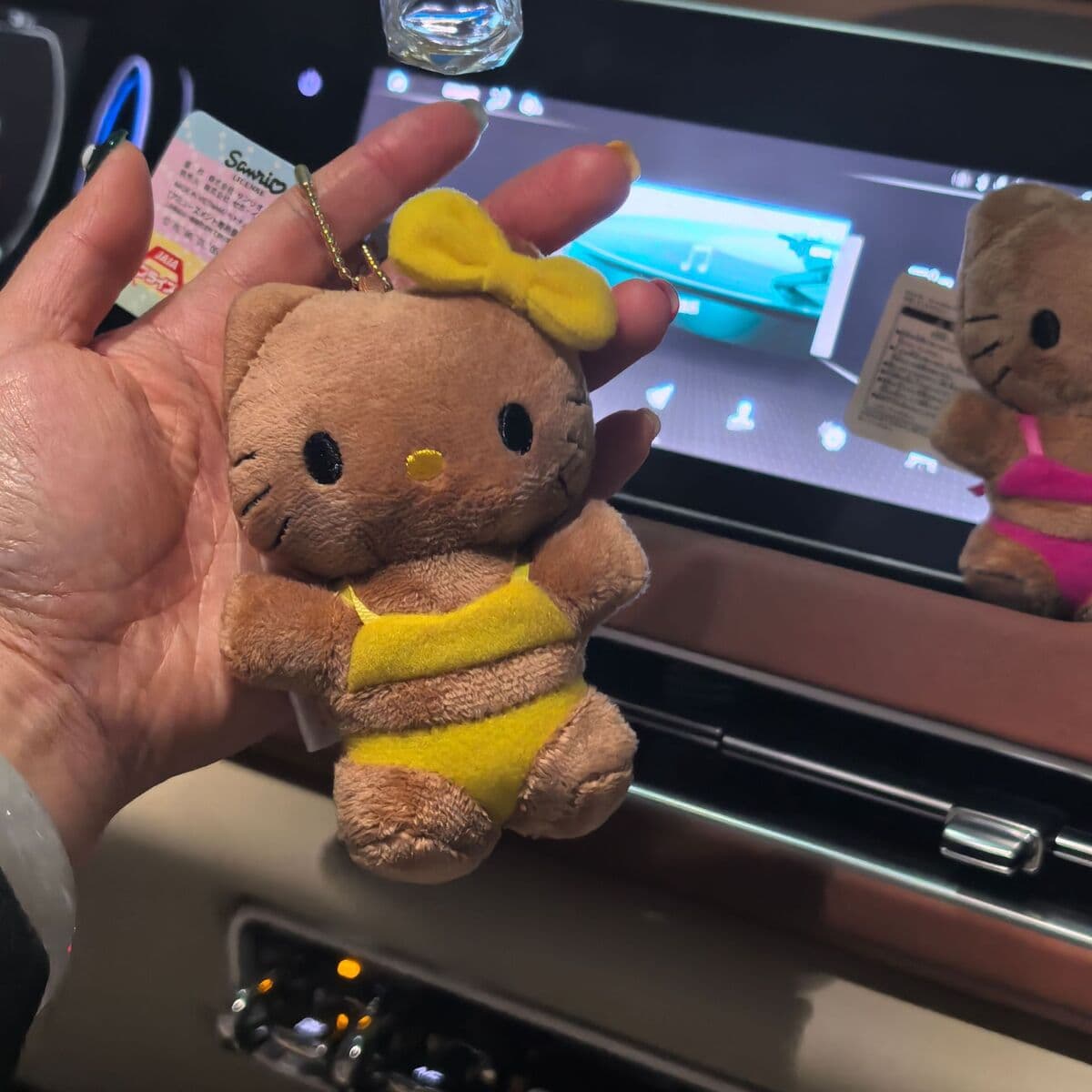 Любовь hellokitty кукла брелок подвеска подарочная сумка плюшевая милая кукла подвеска милая