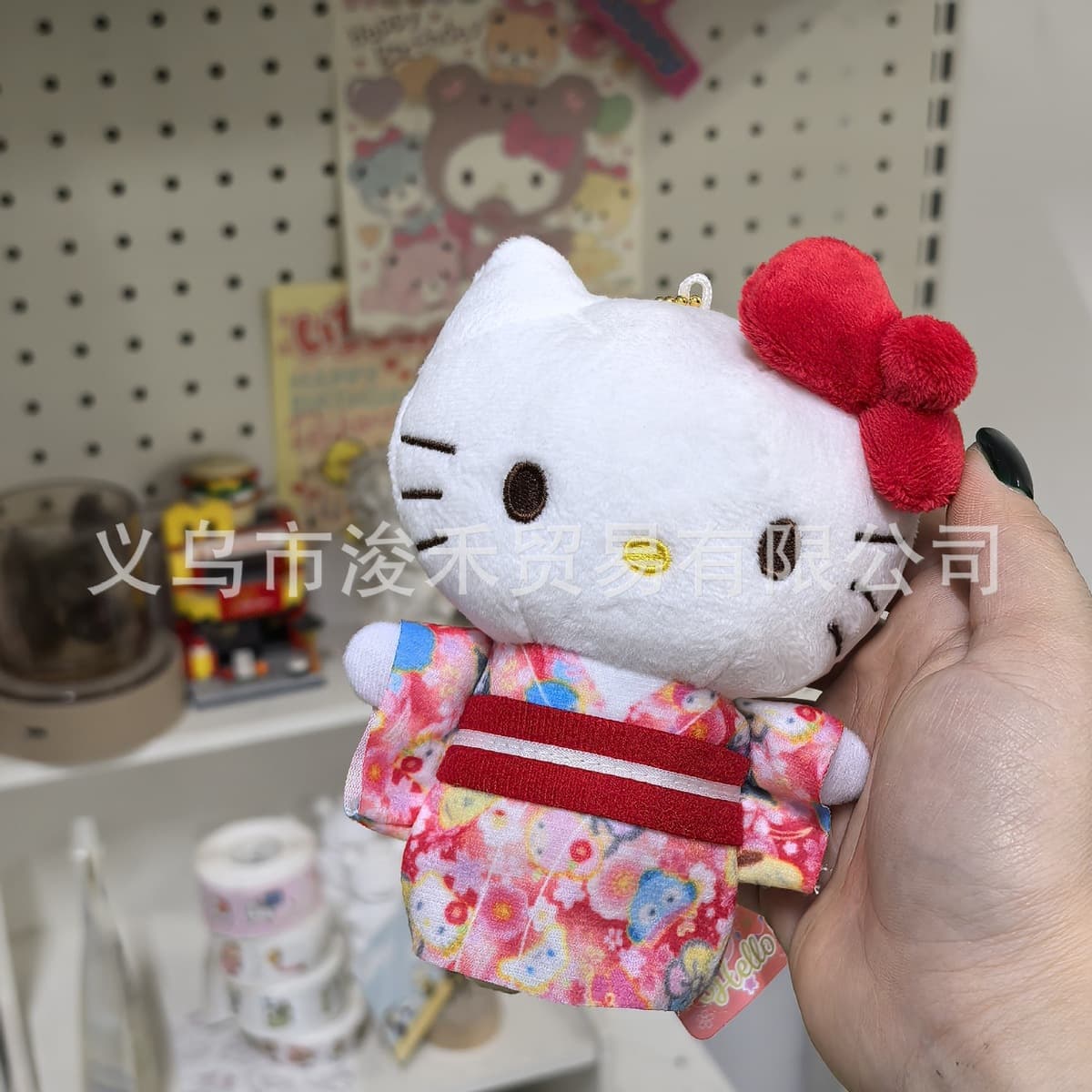 Любовь hellokitty кукла брелок подвеска подарочная сумка плюшевая милая кукла подвеска милая