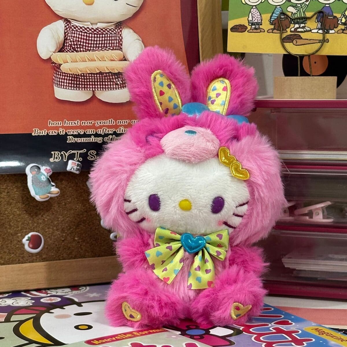 Любовь hellokitty кукла брелок подвеска подарочная сумка плюшевая милая кукла подвеска милая