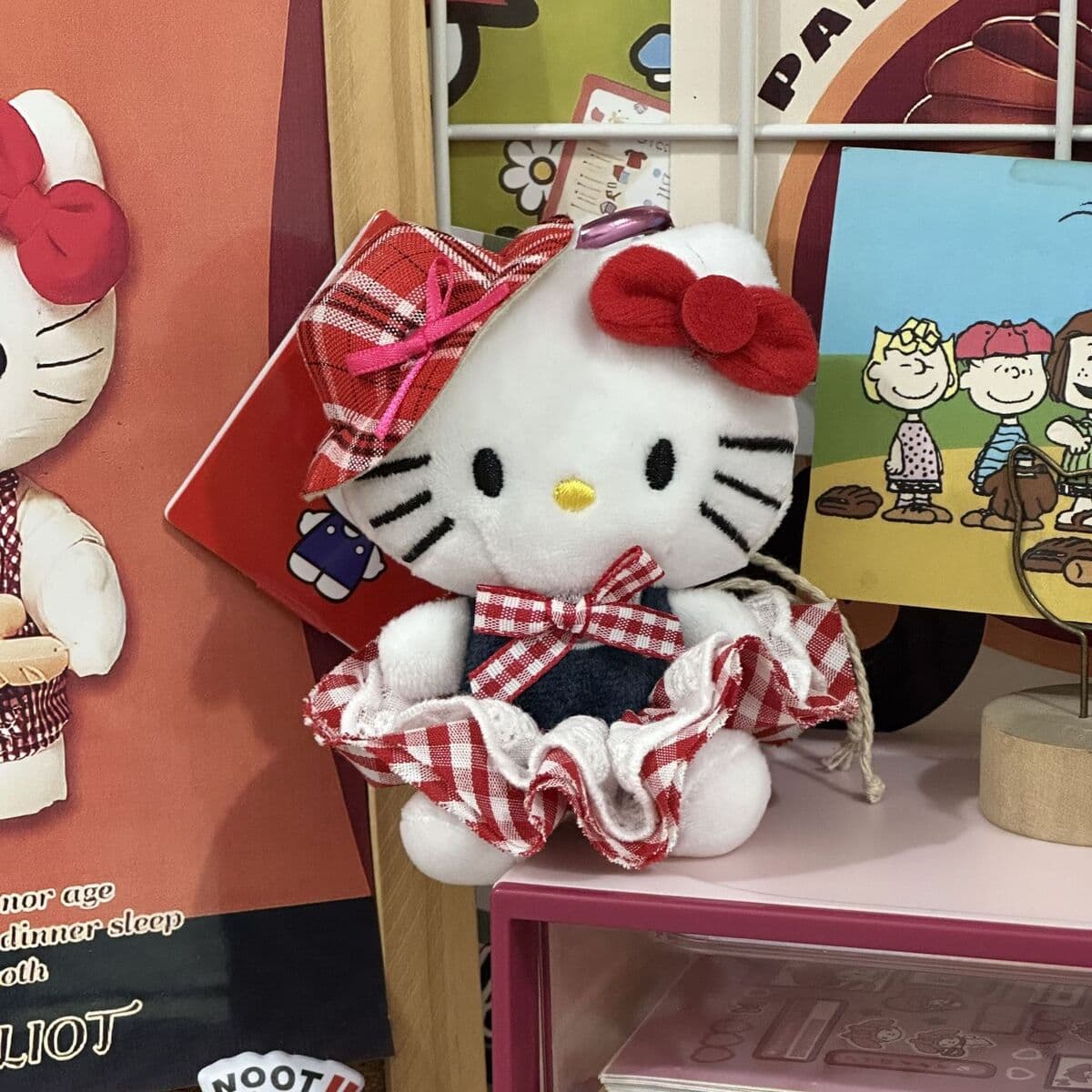 Любовь hellokitty кукла брелок подвеска подарочная сумка плюшевая милая кукла подвеска милая