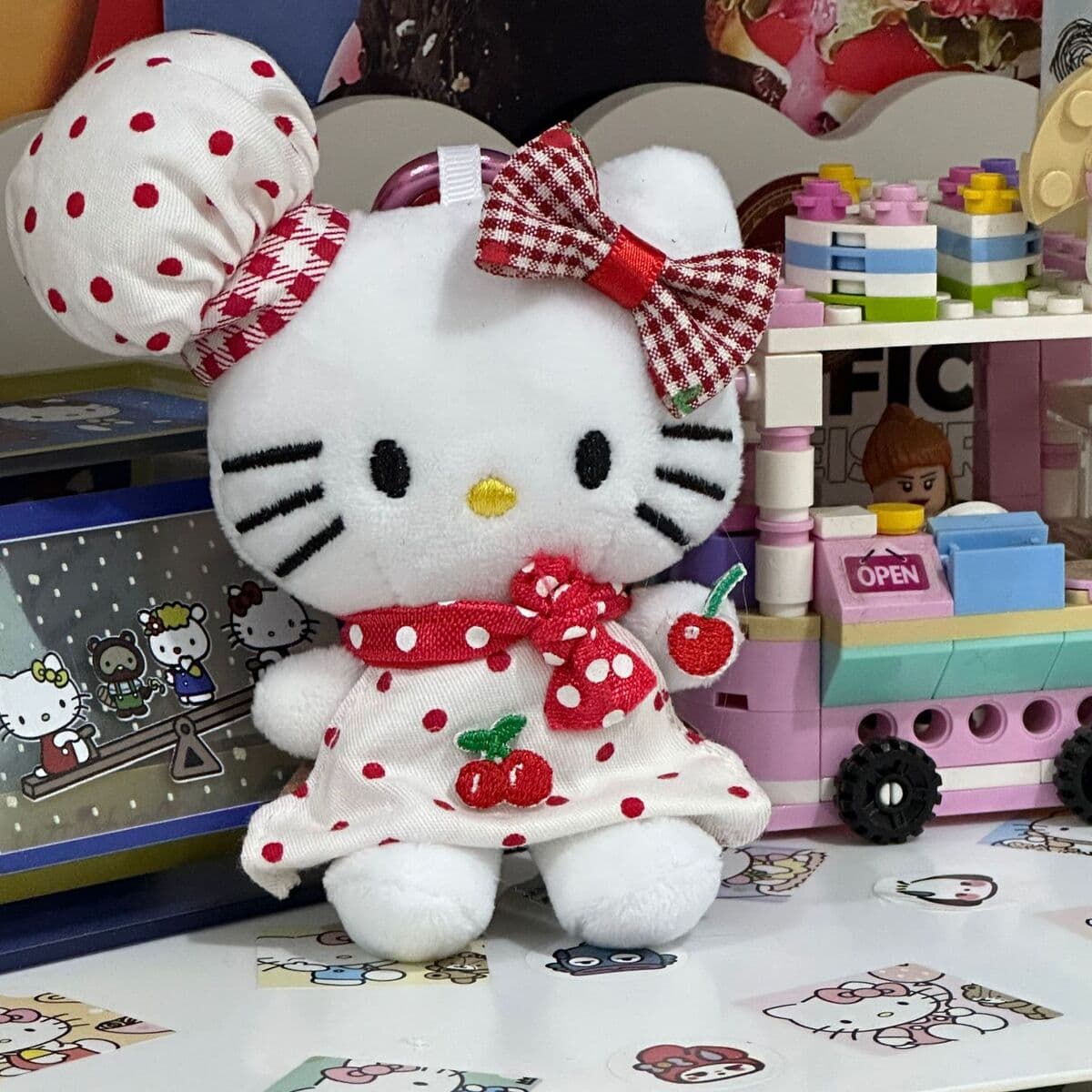 Любовь hellokitty кукла брелок подвеска подарочная сумка плюшевая милая кукла подвеска милая