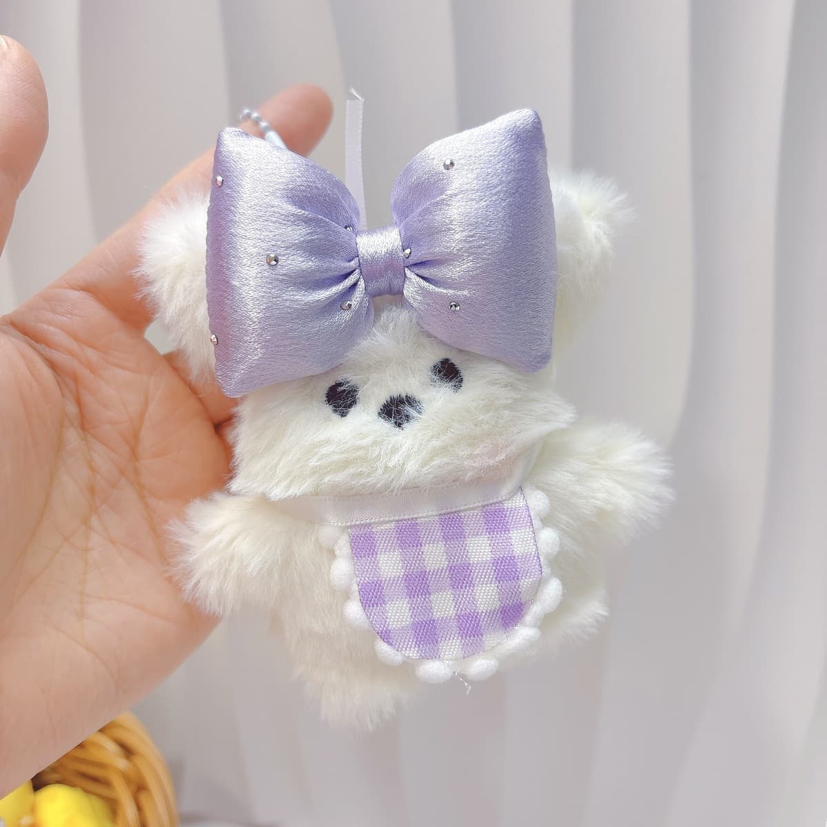 Популярный пищащий плюшевый брелок-подвеска в виде милого котенка, игрушка для автоматов с игрушками, плюшевая кукла