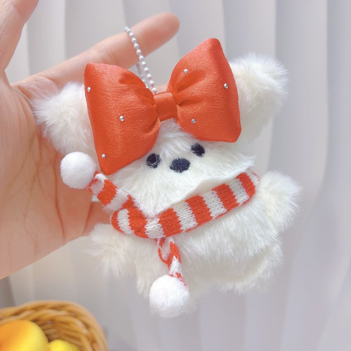 Популярный пищащий плюшевый брелок-подвеска в виде милого котенка, игрушка для автоматов с игрушками, плюшевая кукла