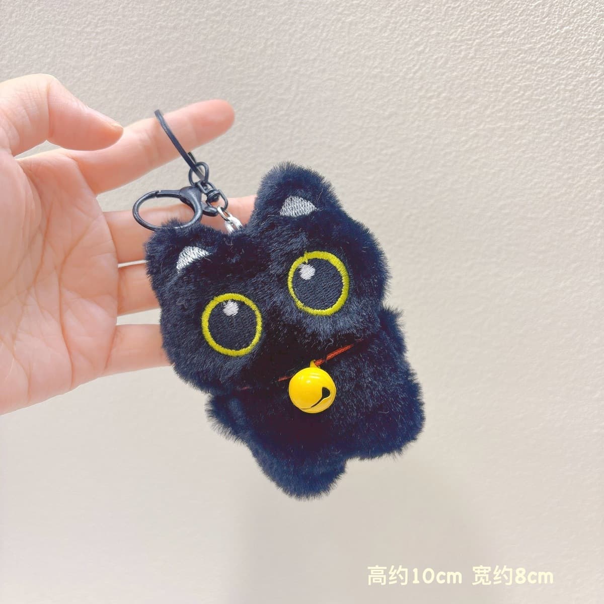 Популярный пищащий плюшевый брелок-подвеска в виде милого котенка, игрушка для автоматов с игрушками, плюшевая кукла
