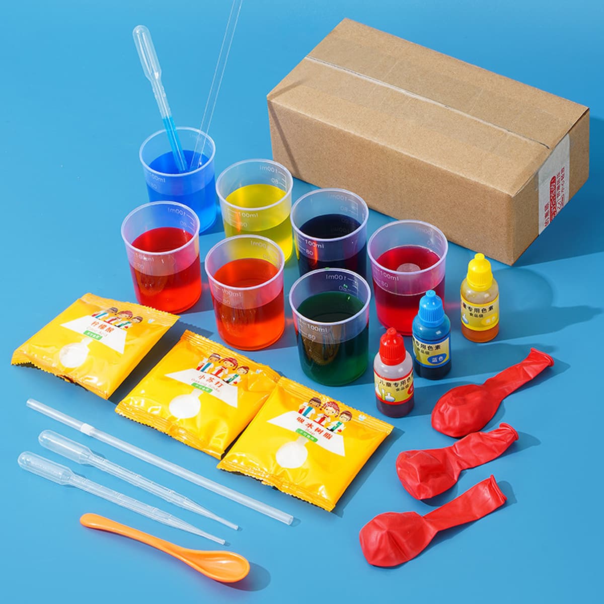 Набор для научных экспериментов для детей от 7 до 14 лет, развивающие игрушки, STEAM, веселые и интересные научные опыты