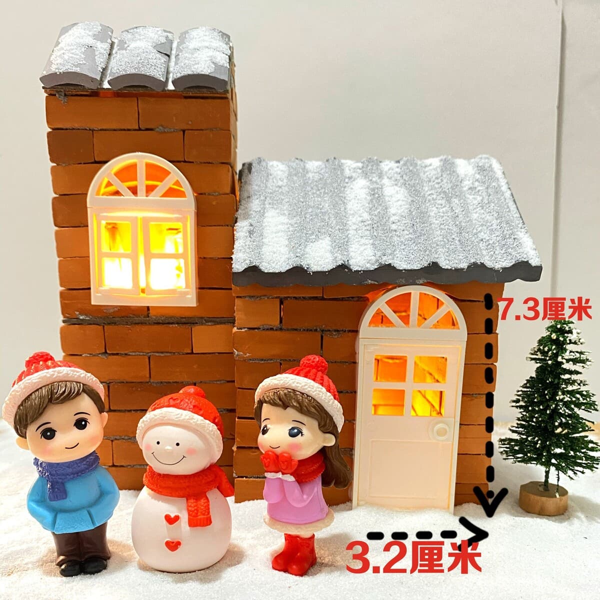 Мини-модель двери и окна маленький кукольный домик Мейсона DIY коттедж подвижное открытие и закрытие миниатюрной двери