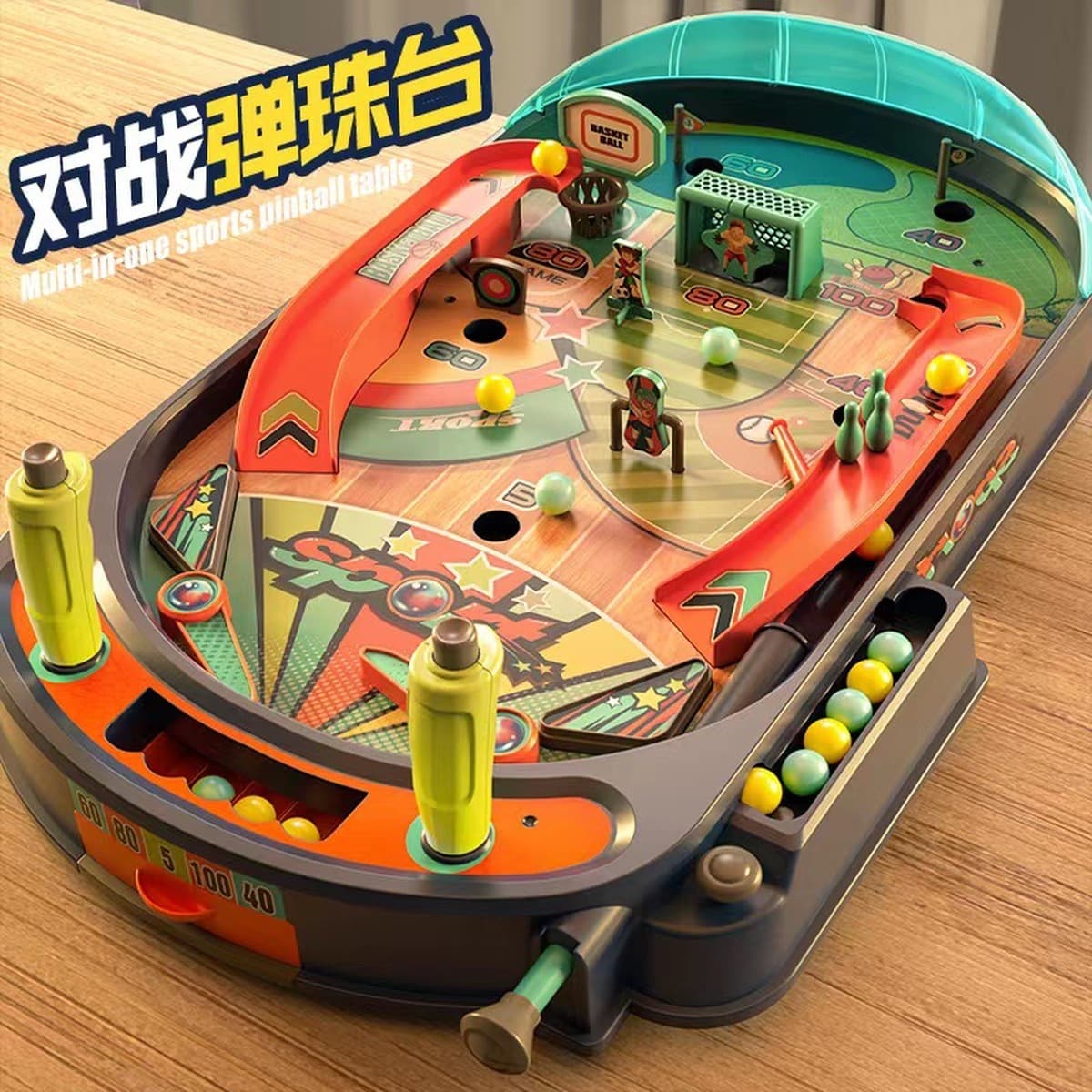 Трансграничное многофункциональное спортивное пинбол столы Детские развивающие игрушки-шарики Настольная игра для двух...