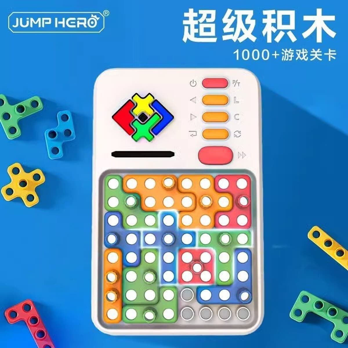 Развивающие игрушки-головоломки из строительных блоков для детей, тренажер для развития логического мышления, игры для...