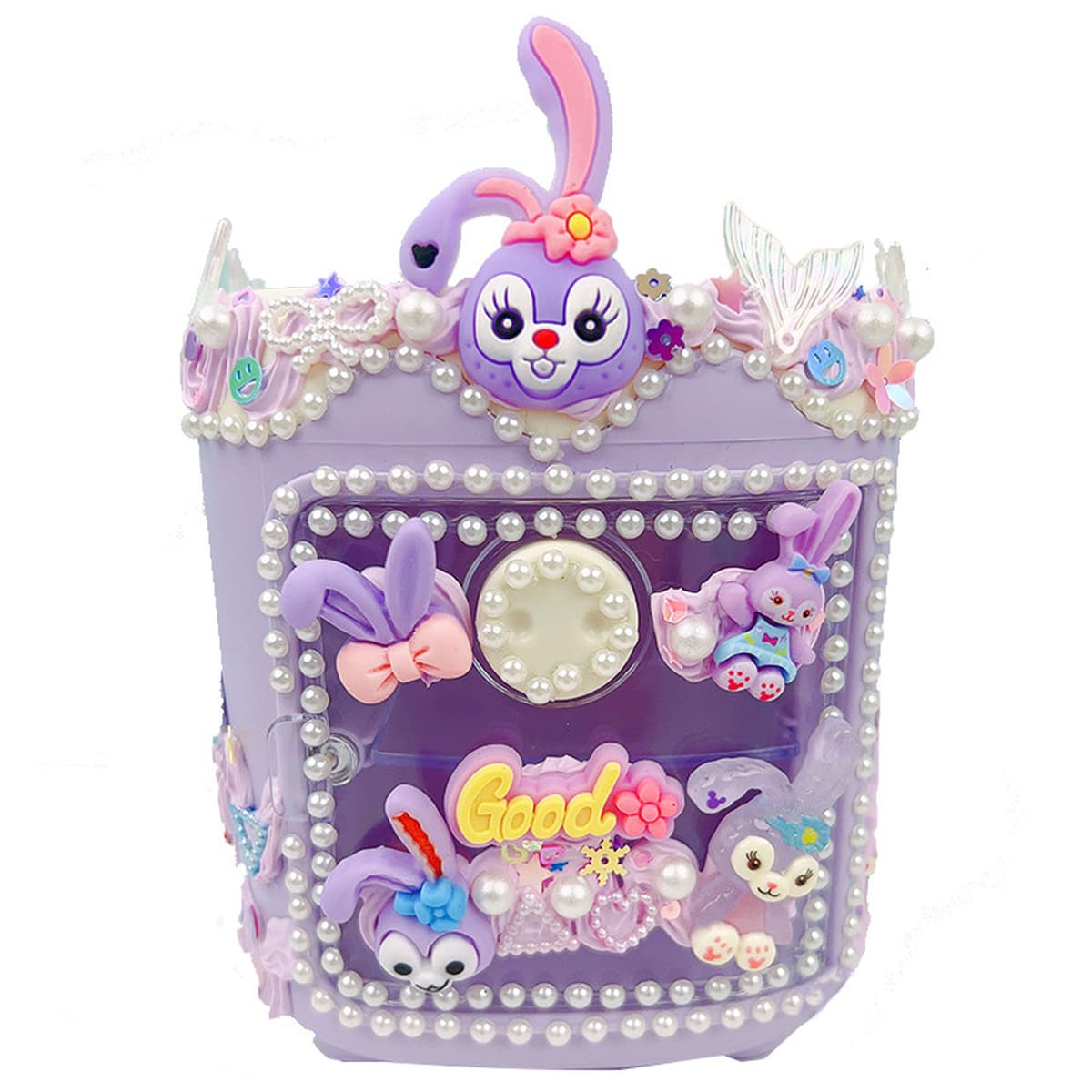 Креативный детский кремовый клей ручной работы держатель для ручек материал сумка студенческий Настольный ящик для хранения...