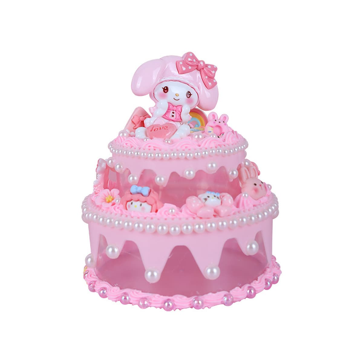 Крем-клей diy торт коробка для хранения детских украшений ручной работы