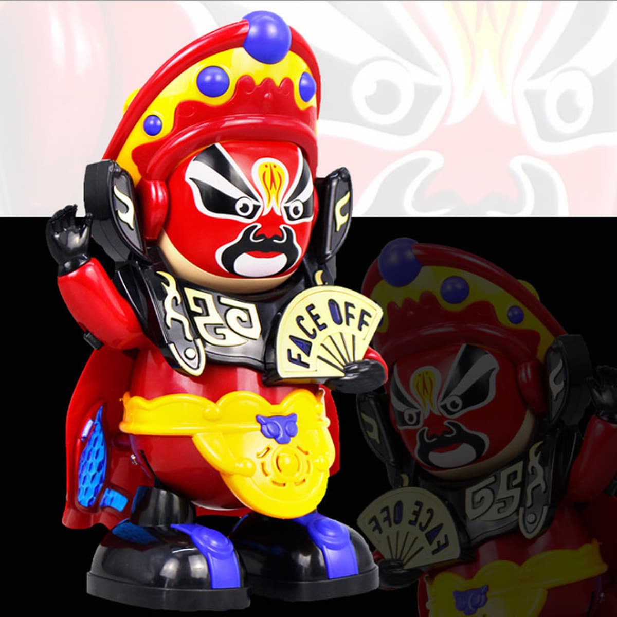 1 игрушка TikTok, электрическая игрушка, меняющая лицо, танцующая кукла-робот, Сычуаньская опера, автоматическая...