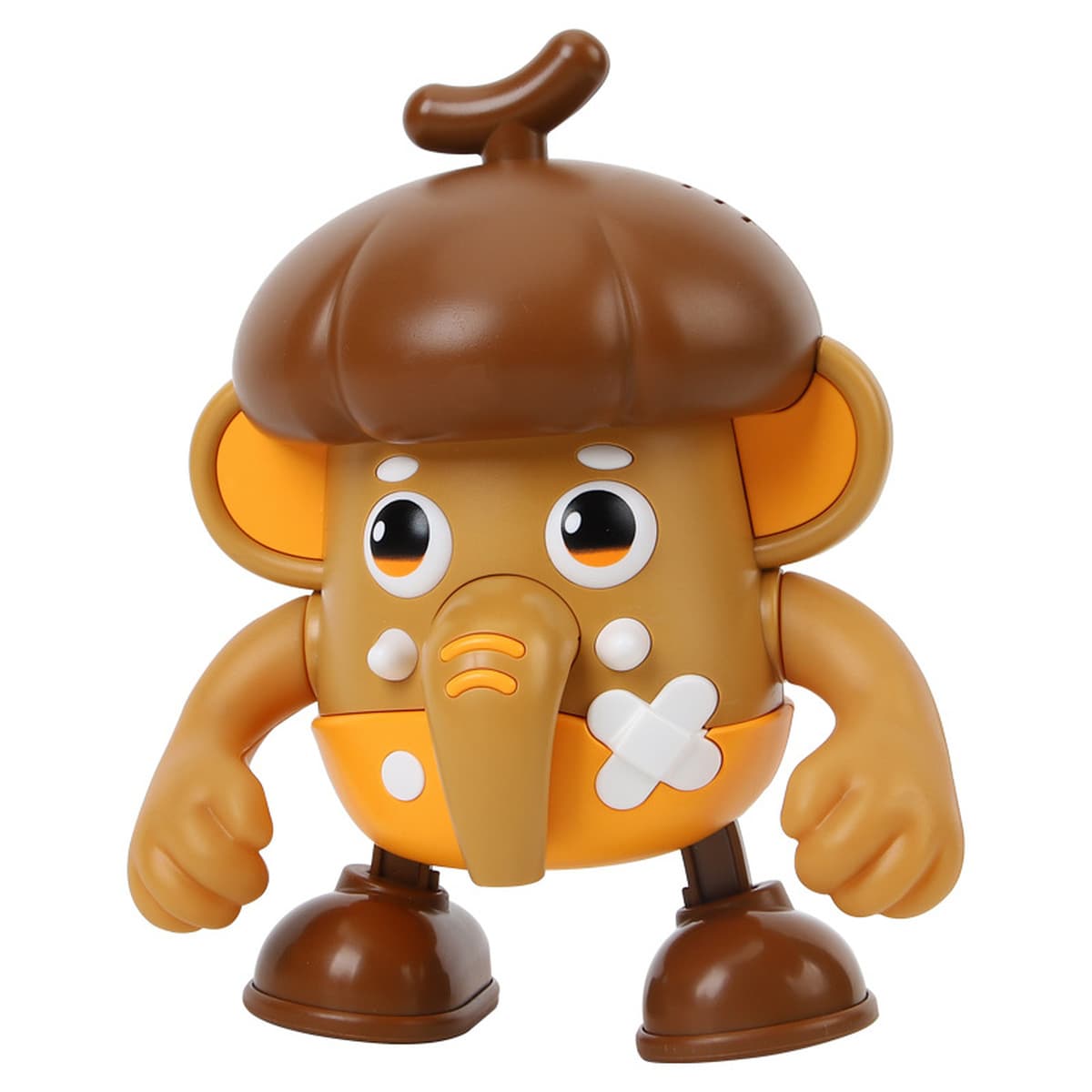 Трансграничный 2025 новый электрический поющий танцующий куклы маленький картофель фри слон фруктовый робот музыкальная...