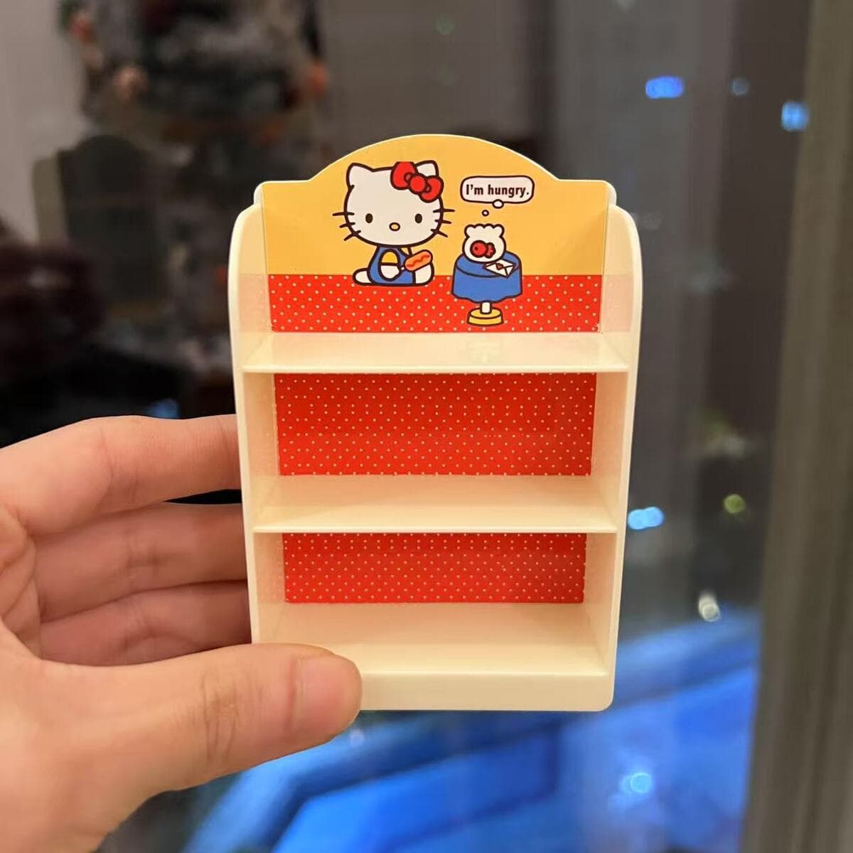 Микроминиатюрный кукольный домик мини-маленькая полка kt Crayon маленькая новая полка для хранения домашних игрушек