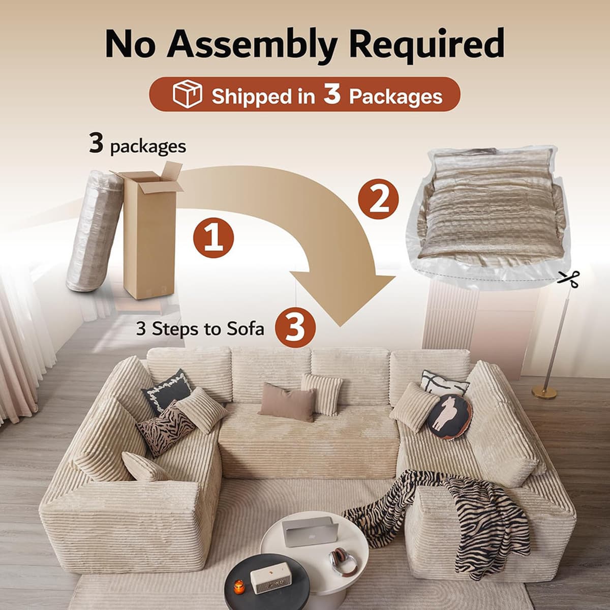 Модульный диван-блок из тофу, тканевая мебель для гостиной в итальянском стиле для небольших квартир, бескаркасное...